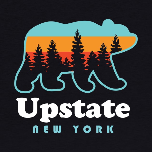 Upstate New York Bear Outdoors Upstate NY by PodDesignShop